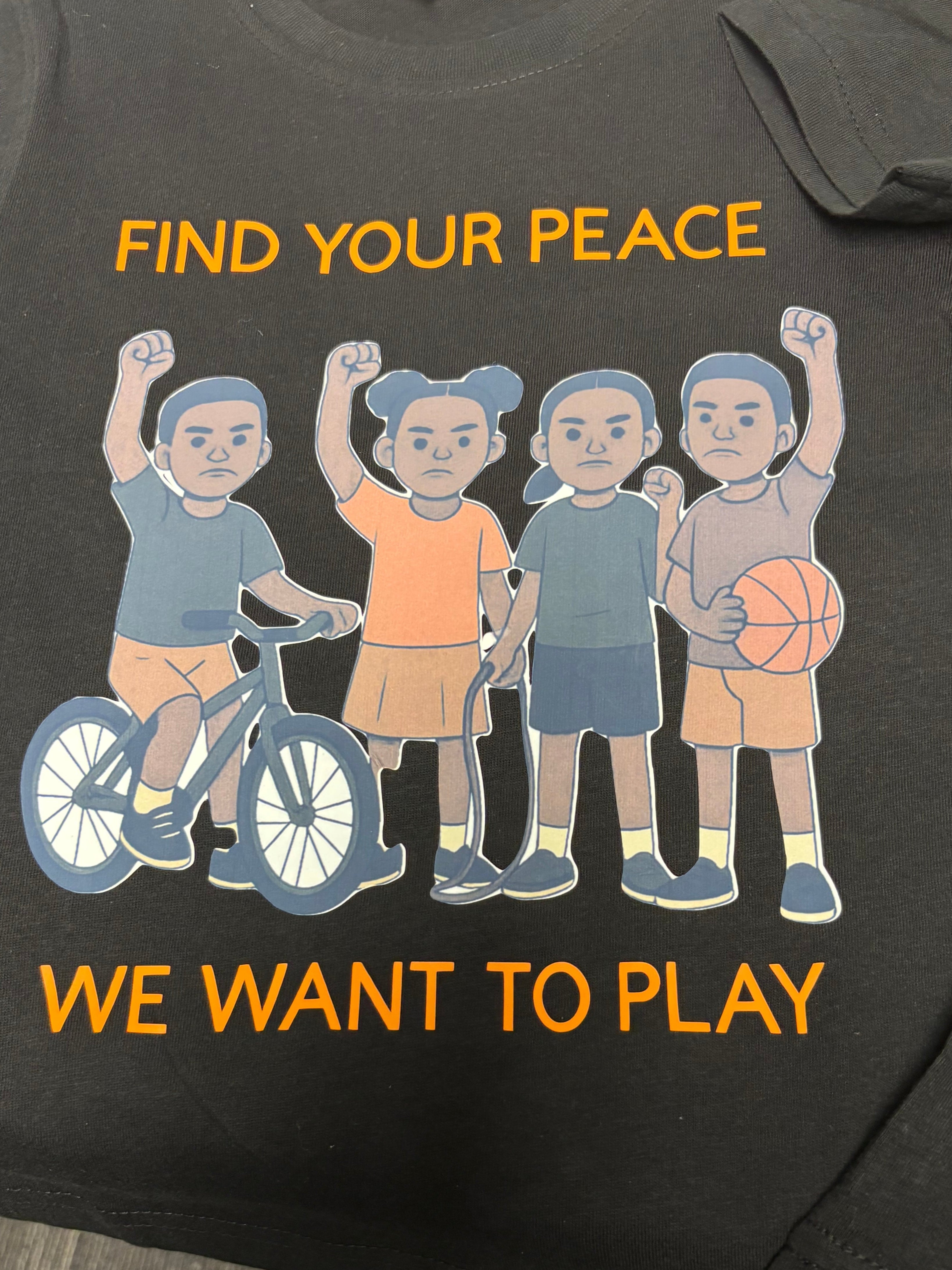 Find Your Peace tee shirts